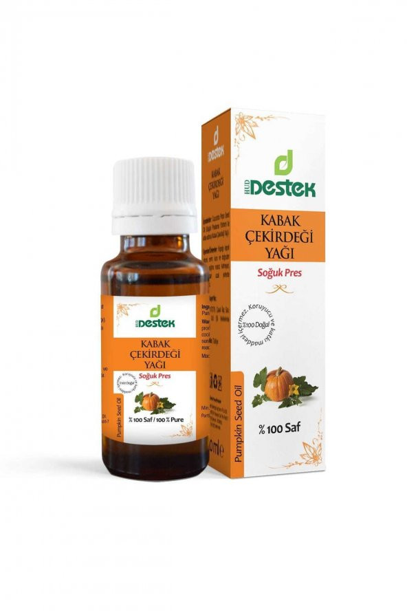 Destek Kabak Çekirdeği Yağı (soğuk Pres) 20 Ml ürün görseli 1