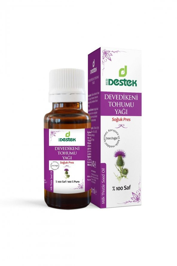 Destek Devedikeni Tohumu Yağı (Soğuk Pres) 20 ml ürün görseli 1