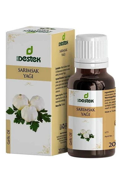 Destek Sarımsak Yağı (Soğuk Pres) 20 ml ürün görseli 1
