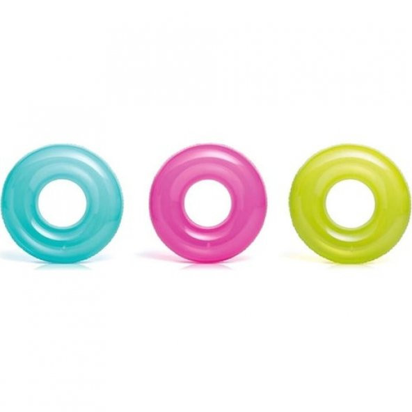 intex Şeffaf Baskılı Jumbo Simit 76 cm - 59260 - Resim 2
