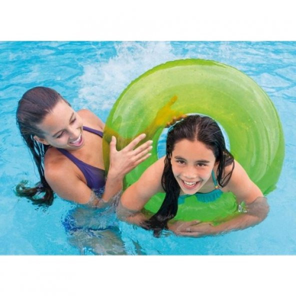 intex Şeffaf Baskılı Jumbo Simit 76 cm - 59260 - Resim 3
