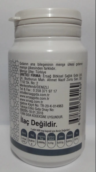 Ersağ Moringa Gıda Takviyesi - Resim 3