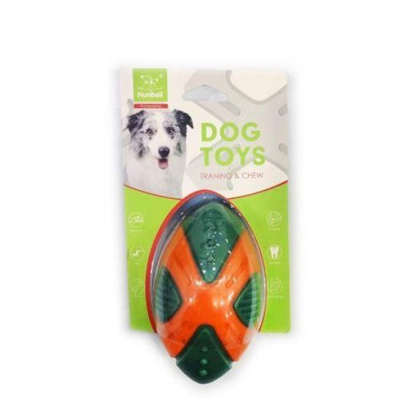 Nunbell Köpek Oyuncağı Elips Top M ürün görseli 1