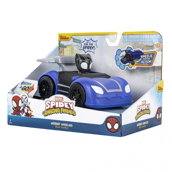 Spidey Çek Bırak Araba PDY03000-2 - Black Panther ürün görseli 1