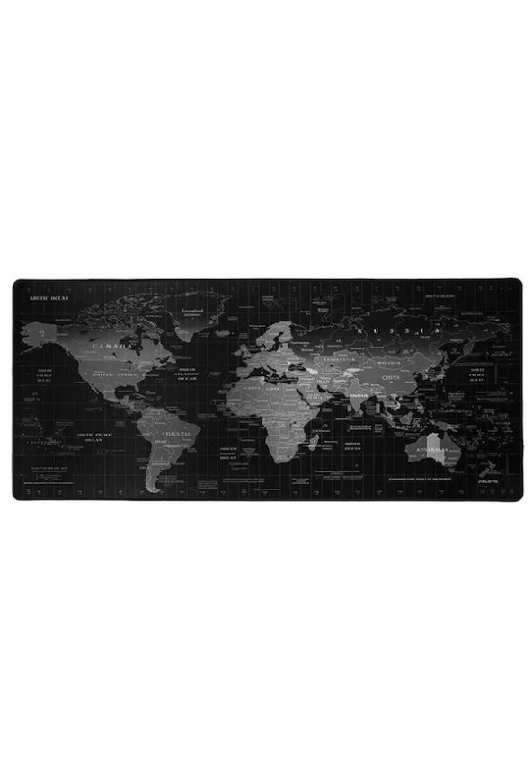 Dünya Atlası XL Büyük Boy Oyuncu   Mouse Pad Kaydırmaz Taban 90X30 Cm ürün görseli 1