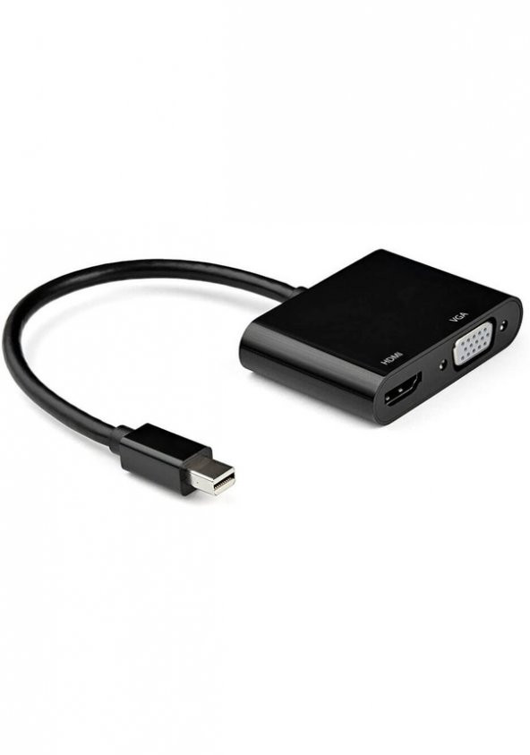 Mini Displayport To Vga Hdmi 1080p 4k 30hz Vga Thunderbolt 2 Hdmi Vga Çevirici Kablo Macbook Air Pro Uyumlu ürün görseli 1