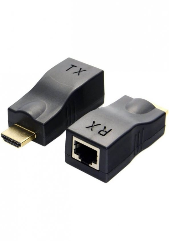 30m Hdmi Rj45 Dönüştürücü Kayıpsız Tek Kablo 4kx2k 1080p Hdcp Cat5e/cat6 Hdmi Extender ürün görseli 1