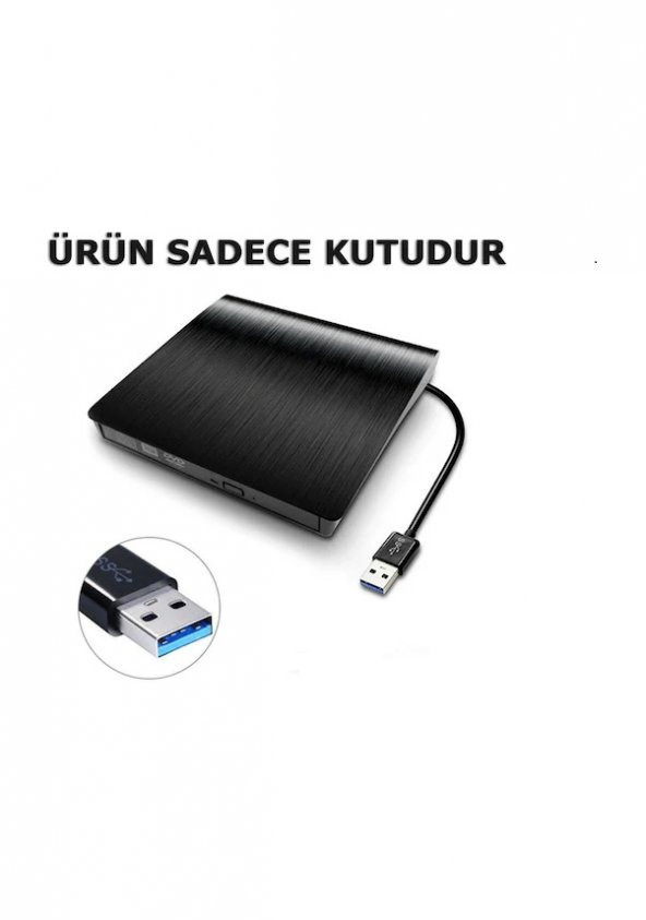 Usb 3.0 Sata Harici Dvd Rw 12.7 Mm External Boş Cd Dvd Kutusu ürün görseli 1