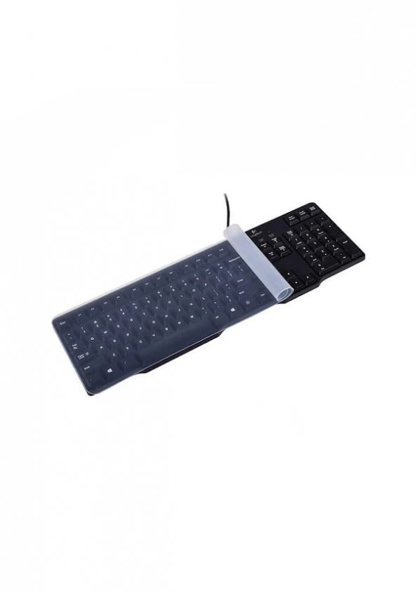 Bilgisayar Pc Klavye Silikon Koruyucu - 45*14Cm - Resim 2
