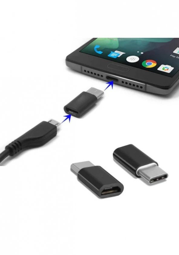 Micro Usb Type C Çevirici Dönüştürücü ürün görseli 1