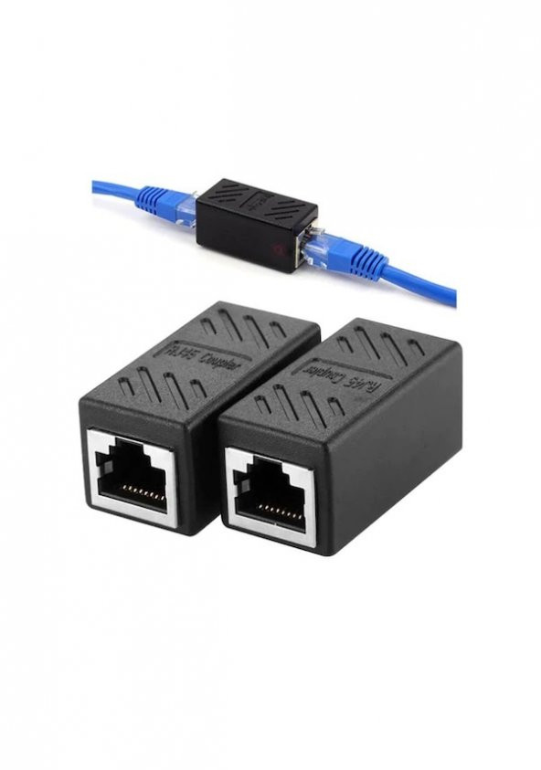 RJ45 Cat6 Cat7 Cat8 Kablo Uzatma Uzatıcı Ara Konnektör ürün görseli 1