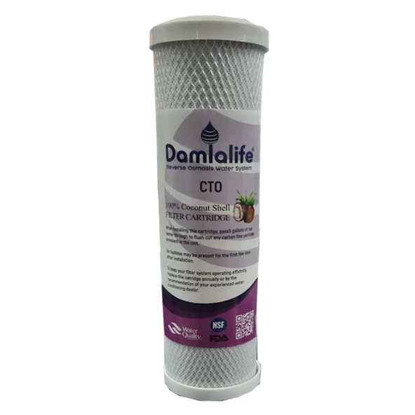 Damlalife Su Arıtma Cihazı coconatlı Blok Karbon Filtresi ürün görseli 1