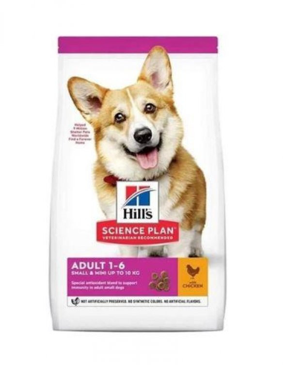 Hills Adult Small Mini Tavuklu Küçük Irk Köpek Maması 1,5 Kg ürün görseli 1