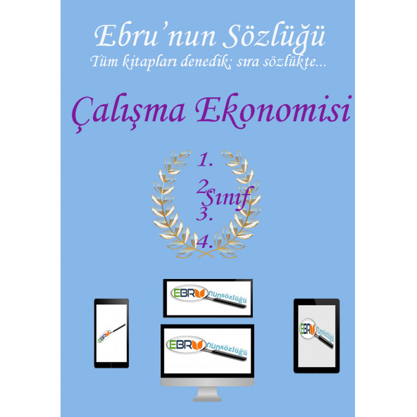 AÖF-İİBF-Ebrunun Sözlüğü-Çalışma Ekonomisi Bölümü E- Sözlük ürün görseli 1