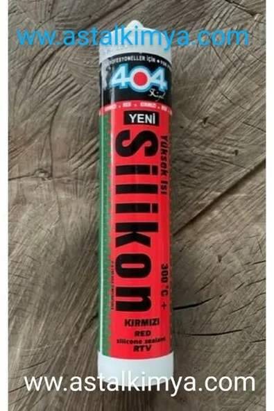404 MARKA RTV.KIRMIZI Silikon,25 ADET FİYATIDIR. 310 ML.=300c ISIYA DAYANIKLI++YENİ ÜRÜN ürün görseli 1