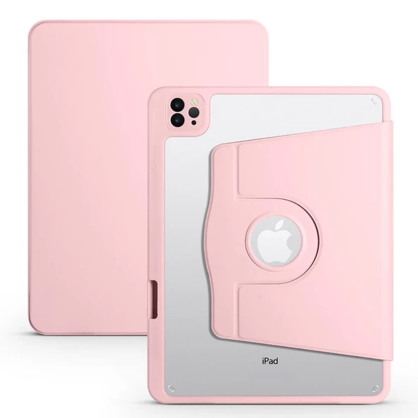 Zore Apple ile uyumlu iPad Pro 11 2018 Kılıf Termik Kalem Bölmeli Dönebilen Standlı Kılıf ürün görseli 1
