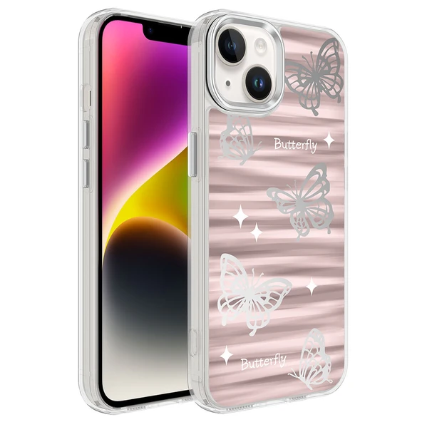 Zore Apple ile uyumlu iPhone 13 Kılıf Airbagli Parlak Tasarımlı Mimbo Kapak ürün görseli 1