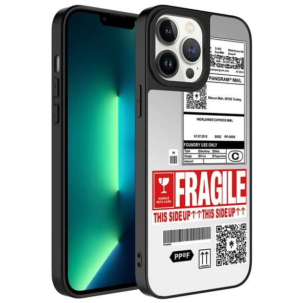 Zore Apple ile uyumlu iPhone 13 Pro Max Kılıf Aynalı Desenli Kamera Korumalı Parlak Mirror Kapak ürün görseli 1