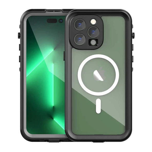 Zore Apple ile uyumlu iPhone 14 Pro Max Kılıf 1-1 Su Geçirmez Kılıf ürün görseli 1