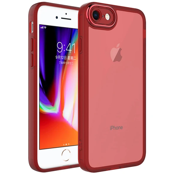 Zore Apple ile uyumlu iPhone SE 2022 Kılıf Kamera Korumalı Transparan Post Kapak ürün görseli 1