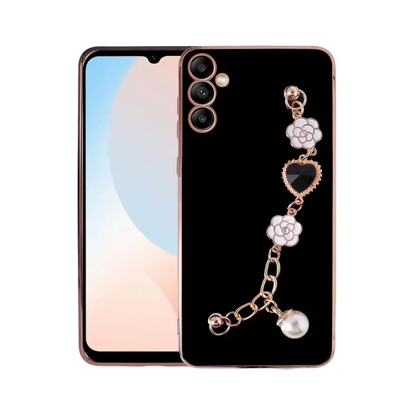 Zore Galaxy ile uyumlu A14 Kılıf El Tutamaçlı Kamera Korumalı Taka Silikon Kapak ürün görseli 1