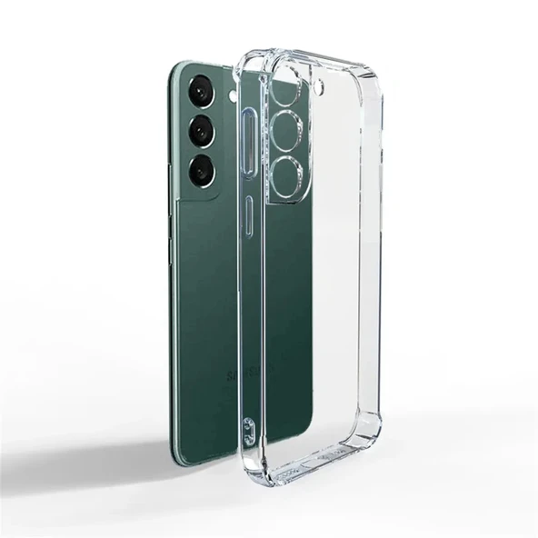 Zore Galaxy ile uyumlu S22 Kılıf 2mm Anti Shock Silikon ürün görseli 1