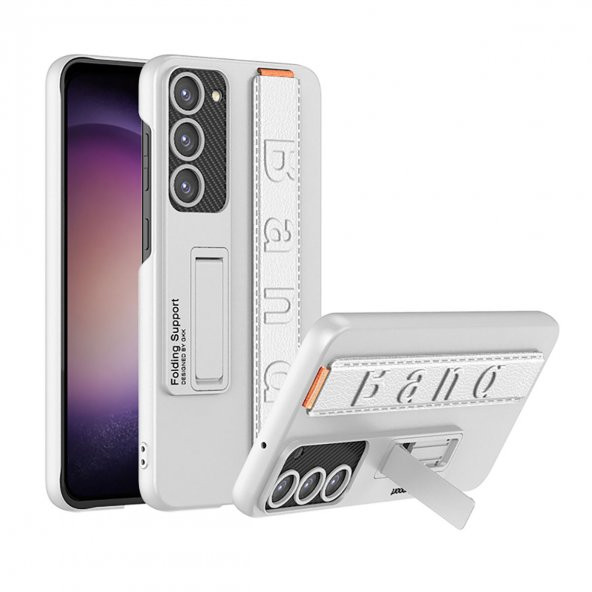 Galaxy S23 Kılıf Standlı El Tutacaklı Band Kapak ürün görseli 1
