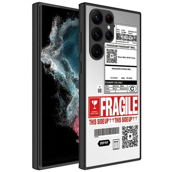 Zore Galaxy ile uyumlu S23 Ultra Kılıf Aynalı Desenli Kamera Korumalı Parlak Mirror Kapak ürün görseli 1