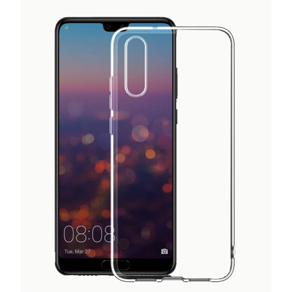 Zore Huawei ile uyumlu P20 Kılıf Süper Silikon Kapak ürün görseli 1