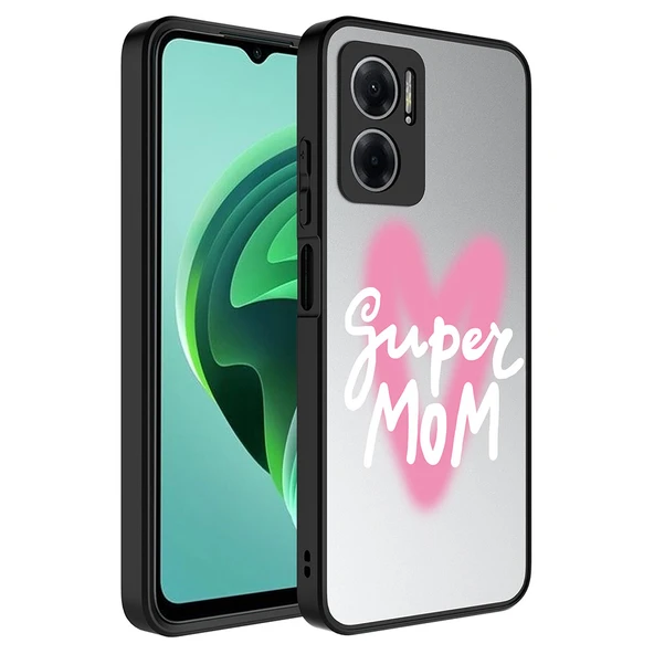Zore Xiaomi ile uyumlu Redmi 10 5G Kılıf Aynalı Desenli Kamera Korumalı Parlak Mirror Kapak ürün görseli 1