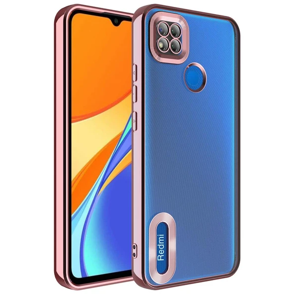 Zore Xiaomi ile uyumlu Redmi 9C Kılıf Kamera Korumalı Logo Gösteren Omega Kapak ürün görseli 1