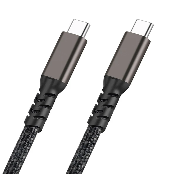 Zore 2.Jenerasyon Type-C to Type-C USB3.2 PD Data Kablosu 100W 20Gbps 4K@60Hz 0.2 Metre ürün görseli 1