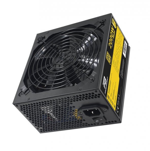 PowerBoost  BST-ATX2000 2000w 14cm SIYAH fan, Mining  ATX POWER SUPPLY Retail ürün görseli 1