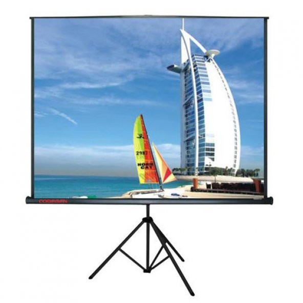CODEGEN TX-20 200x200 TRIPOD PROJEKSIYON PERDESI ürün görseli 1