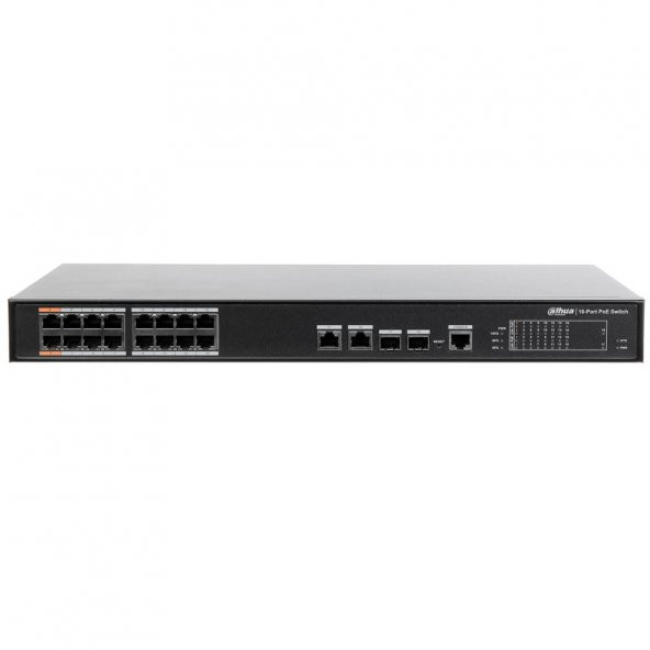 DAHUA PFS4218-16ET-240 16 Port Ethernet PoE ürün görseli 1