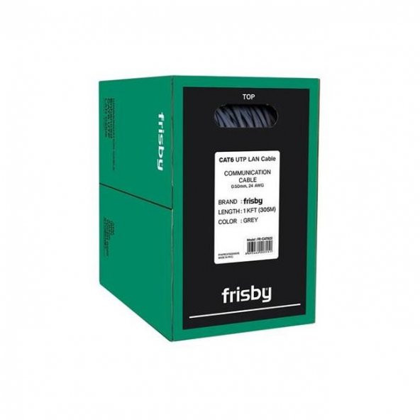FNW-CAT622 UTP 24 AWG 305MT CAT6 KABLO ürün görseli 1