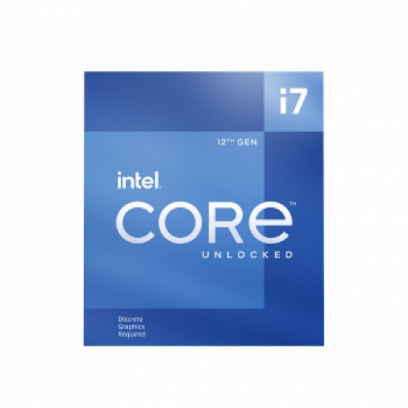 INTEL Alder Lake i7 12700KF 1700Pin Fansiz Box ürün görseli 1