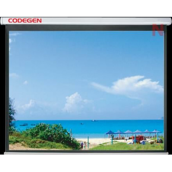 CODEGEN EX-24 240x200 MOTORLU UZAKTAN KUMANDALI PROJEKSIYON PERDESI ürün görseli 1
