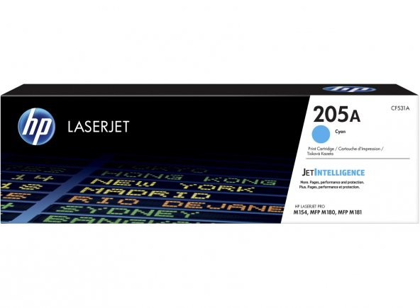 HP 205A Camgöbegi Orijinal LaserJet Toner CF531A ürün görseli 1