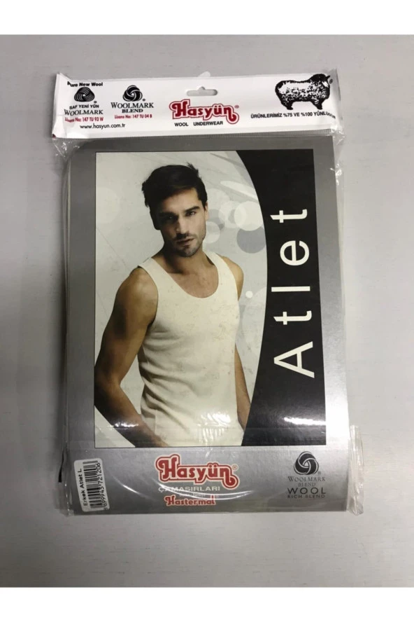 Hasyün Erkek Askılı Yün Atlet ürün görseli 1