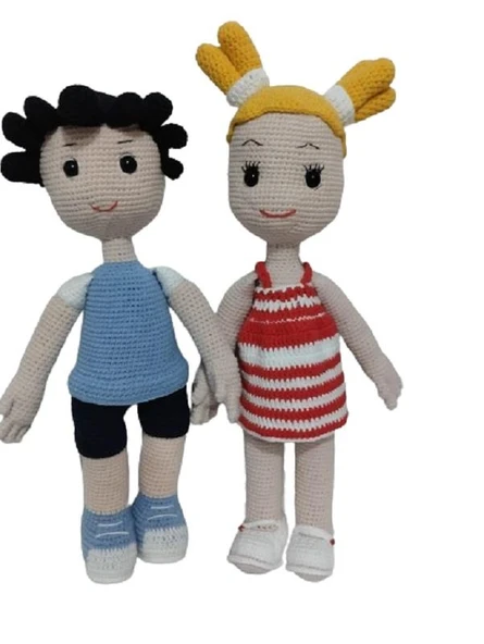 Tinky ve Minky Amigurumi Organik Oyuncak ürün görseli 1
