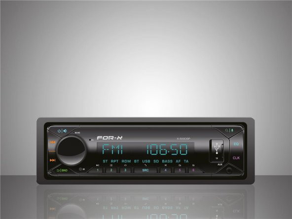 For-x X-500DSP 4x60w – 3 Amfi Çıkışlı Tesisat Teybi 6RCA ürün görseli 1