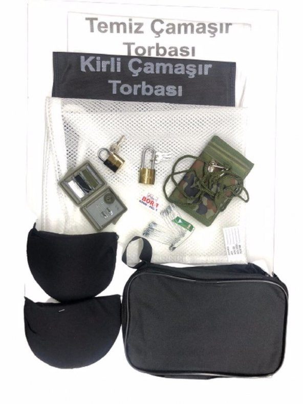Asker Malzeme 11 Parça Set Öğrenci Kirli Temiz 42811 ürün görseli 1