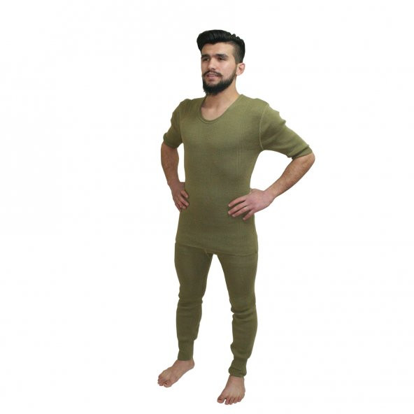 Asker Örgü Yarım Kol Takım Örgü İçlik Kışlık İçlik ürün görseli 1