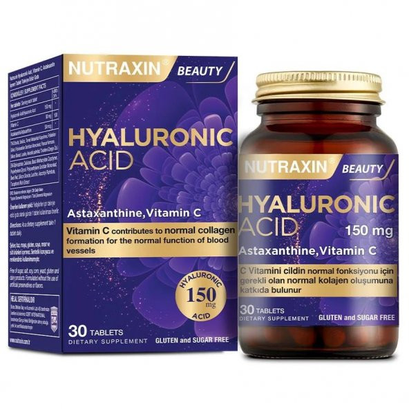Nutraxin Hyaluronic Acid 30 Tablet ürün görseli 1