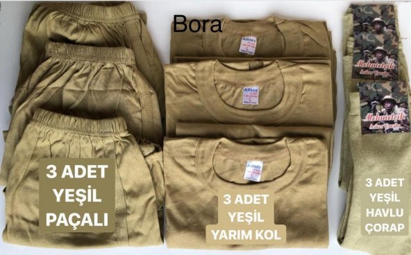 Asker 19 Acemi Ve BedelliAsker Malzemesi 19 Parça Set - Resim 2