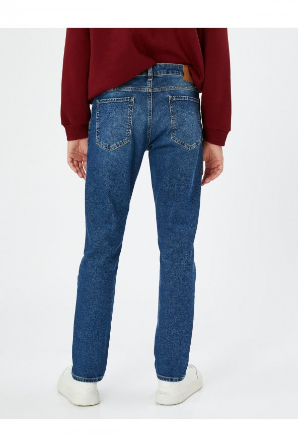 Slim Fit Kot Pantolon - Brad Jean - Resim 4