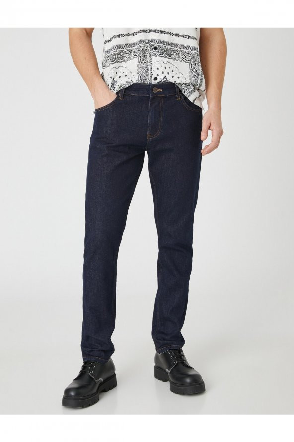 Slim Fit Kot Pantolon - Brad Jean - Resim 3