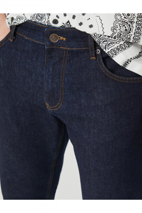 Slim Fit Kot Pantolon - Brad Jean - Resim 5