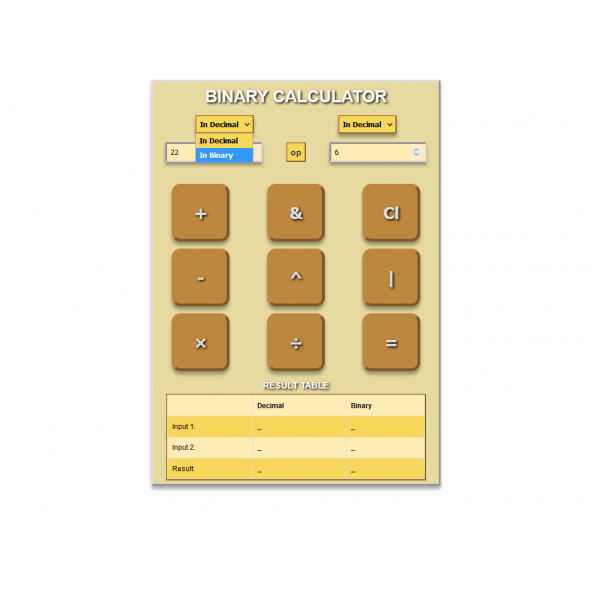 BINARY CALCULATOR - Resim 2